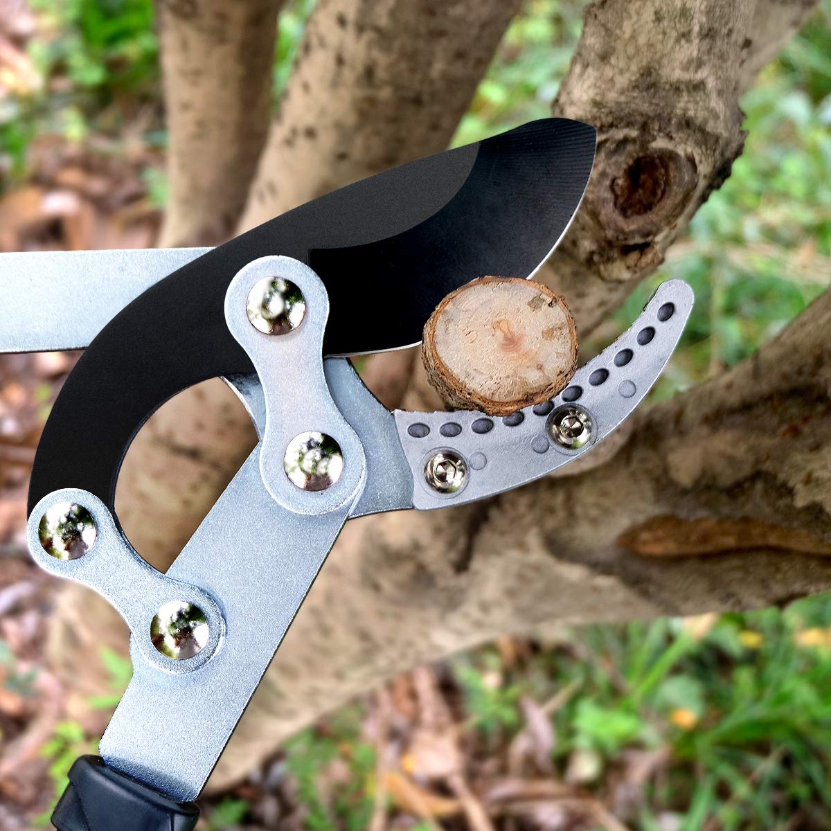 Jardineer Anvil Loppers Shears - Loppers for Gardening Heavy Duty with Pruning Shears & Spare Blade, Effortless Pruning Tree Loppers,Long-Lever Branch