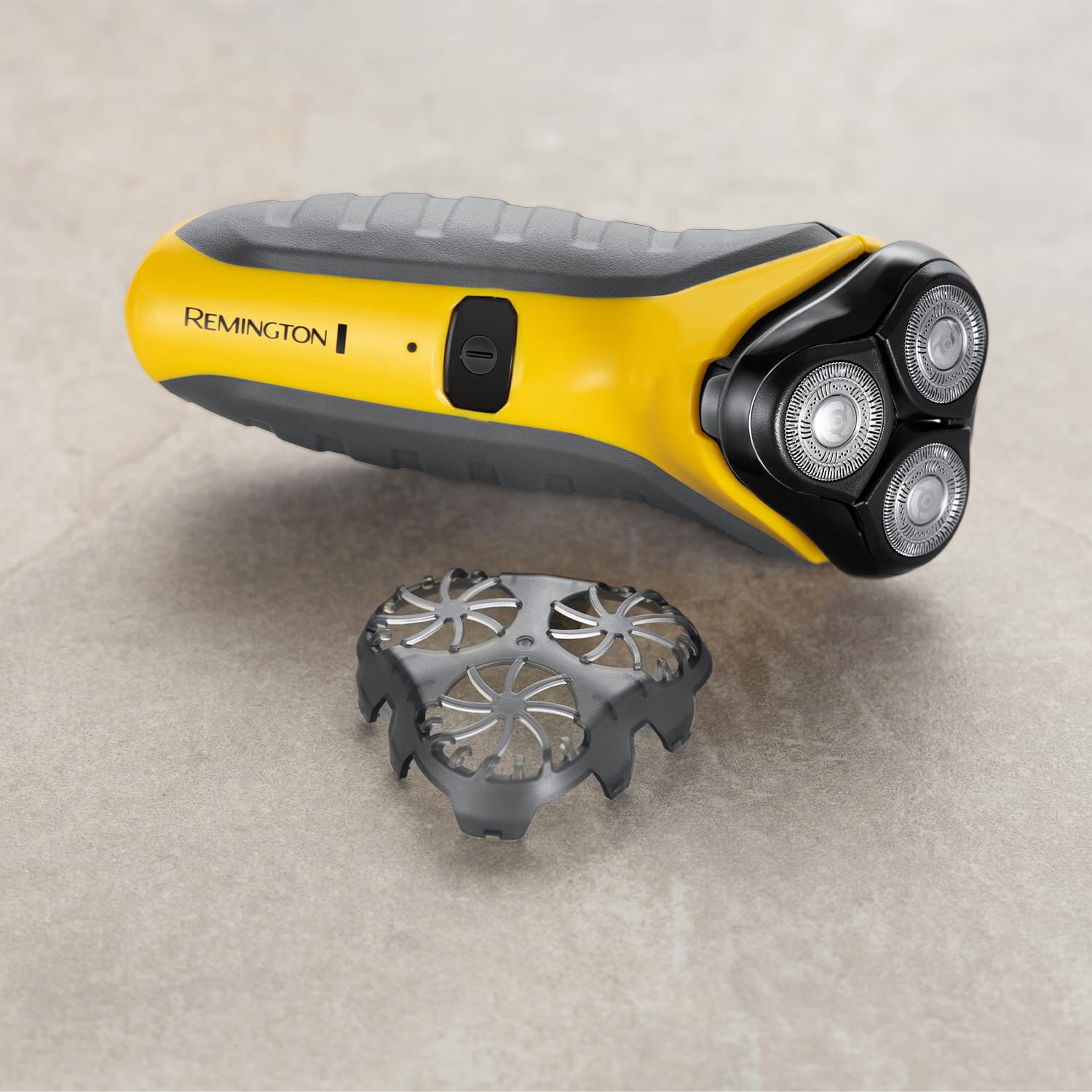 Remington Virtually Indestructible Men's Electric Shaver (Cordless, Wet & Dry, Rotary Shaver, Pop-up Detail Trimmer, 3-Day Stubble Styler Guard, USB Charging, 60-Minute Usage, 4-Hour Charge) PR1855