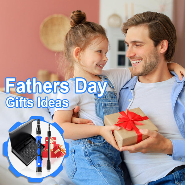 WEARXI Birthday Gifts for Men 60 in 1 Precision Screwdriver Set, Father s Day Gifts from Daughter/Son, Mens Gifts for Dad, Presents Tools Gadgets for Men, Anniversary for Him