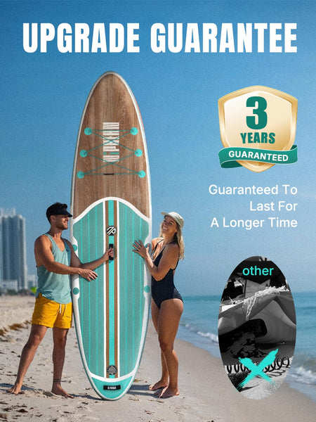 Niphean Inflatable Paddle Boards for Adults with All Accessories, 320cm Stand Up Paddle Board for All Skill Levels, SUP with 200kg Weight Capacity for 2 People, Inflatable Paddleboard with Seat