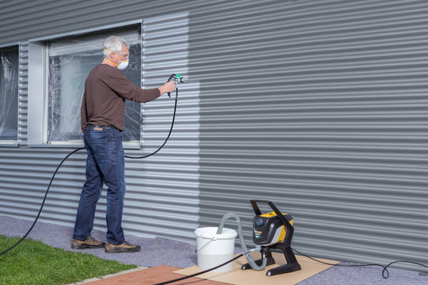 WAGNER Airless ControlPro 250M Paint Sprayer for interior and exterior wood, metal, wall and ceiling paints, covers 15 m² in 2 min, 110 bar, adjustable spray pressure, 9 m hose