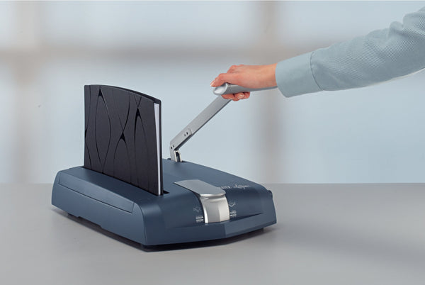 Leitz A4 Binding Machine, impressBIND 140, Silver/Blue