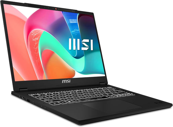 MSI Modern 14H Laptop | Intel Core 5 210H | Intel Graphics | 14" Full HD+ Screen | 16GB RAM | 512GB SSD | Windows 11 Home Plus | Classic Black