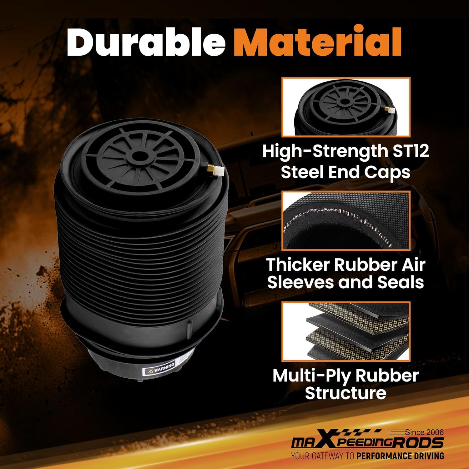 maXpeedingrods Pair Air Suspension Spring Bags for Mercedes E Class W212 S212 Rear Right + Left