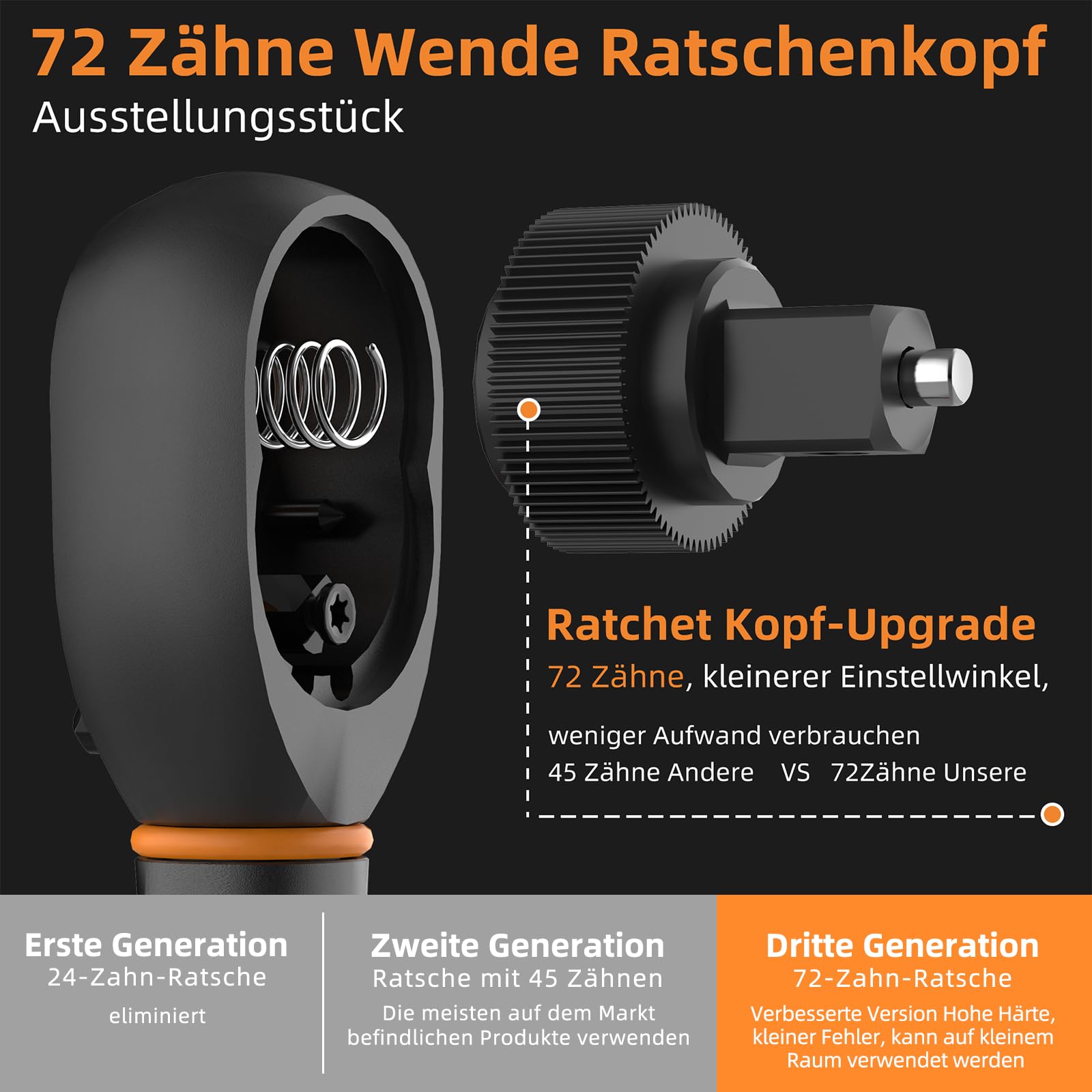 13PCS Bike Torque Wrench Set 3-25 Nm, Small Torque Wrench 1/4 Drive, Dual-Direction Adjustable 72 Teeth, ±3% Accuracy, with Extension Bar, Socket Bits (Hex & Torx), for Mountain Bike, Bicycle Repair