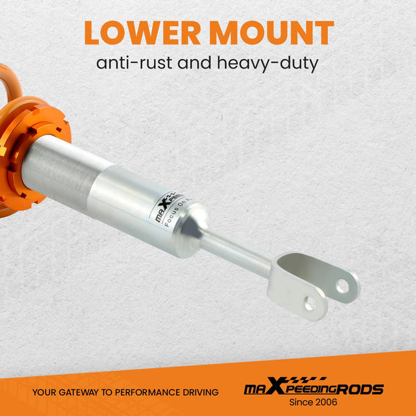 maXpeedingrods Coilovers Shock Absorbers for Audi A4 B6/for B7 8E 2WD for Quattro 2001-2008 Adjustable Height