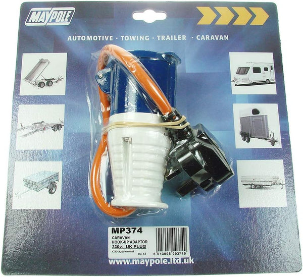 Maypole 230V Caravan Hook-Up Lead with 3 Pin UK Plug