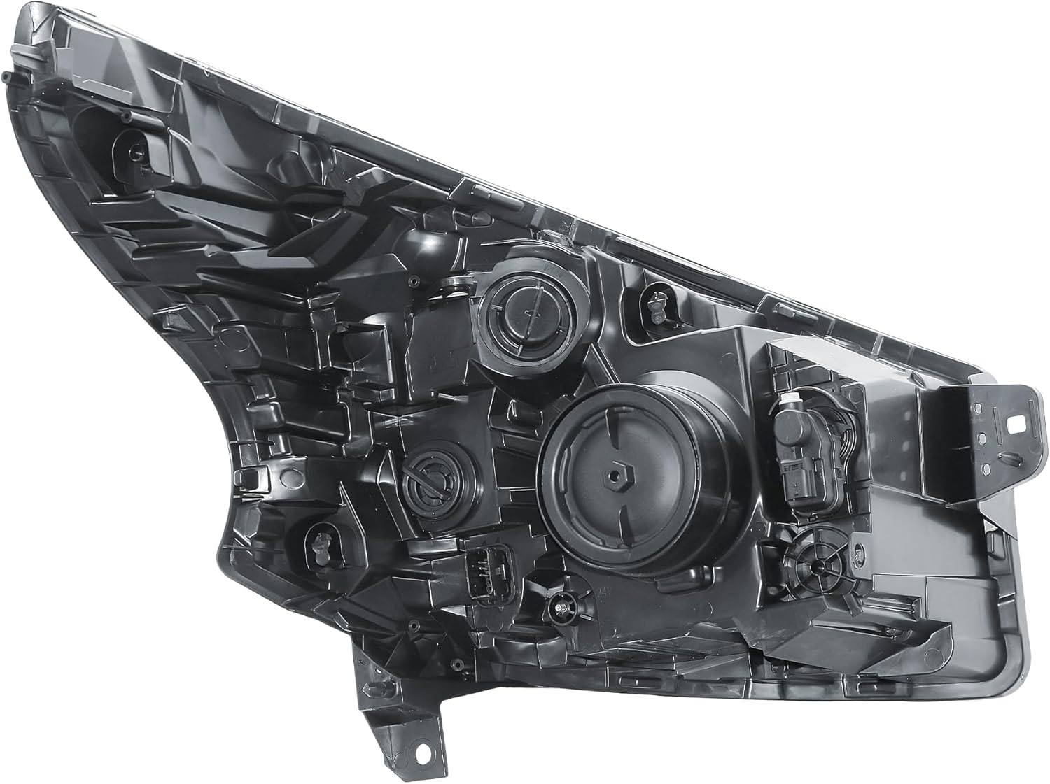 LONGLING Replacement Driver Right Side O/S Headlight Head Lamp Electric Adjustment with DRL 6 pins for Vauxhall Vivaro 2014-2019