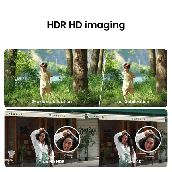 HOVERAir X1 Drone with Camera, Self-Flying Camera Drone with Follow Me Mode, Foldable Mini Drone with HDR Video Capture, Palm Takeoff, Intelligent Flight Paths, Hands-Free Control Black (Combo Plus)