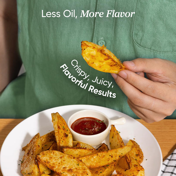 COSORI Smart Air Fryer Oven Dual Blaze 6.4L, Double Heating Elements, Cookbook, No Shaking & No Preheating, APP Control, 12 Functions, Air Fry, Roast, Bake, Reheat, Dishwasher Safe