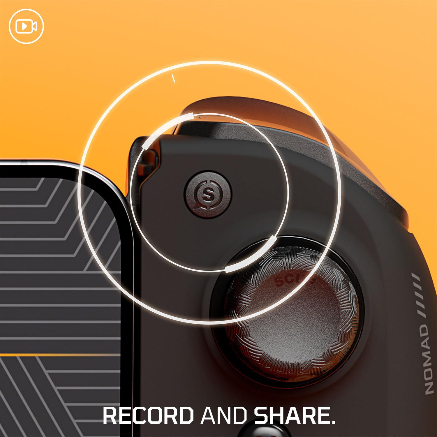 SCUF NOMAD Wireless iPhone Mobile Gaming Controller – Customisable Paddles – Anti-Drift Thumbsticks – Bluetooth 5.0 Connectivity – PS Remote, Xbox Game Pass, Apple Arcade, Steam Link – Black