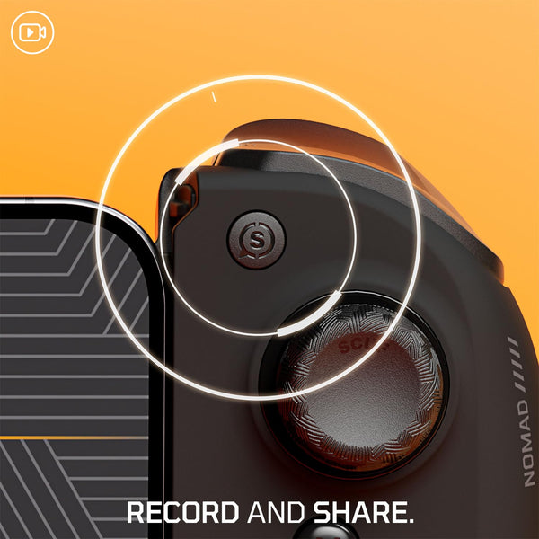 SCUF NOMAD Wireless iPhone Mobile Gaming Controller – Customisable Paddles – Anti-Drift Thumbsticks – Bluetooth 5.0 Connectivity – PS Remote, Xbox Game Pass, Apple Arcade, Steam Link – Black