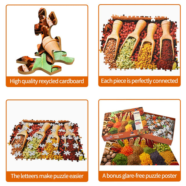 HUADADA Jigsaw Puzzles for Adults 1000 Piece Jigsaw Puzzles for Adults,JigsawPuzzle 1000 Pieces for Adults Challenging Puzzle Games ?Northern Lights in Norway