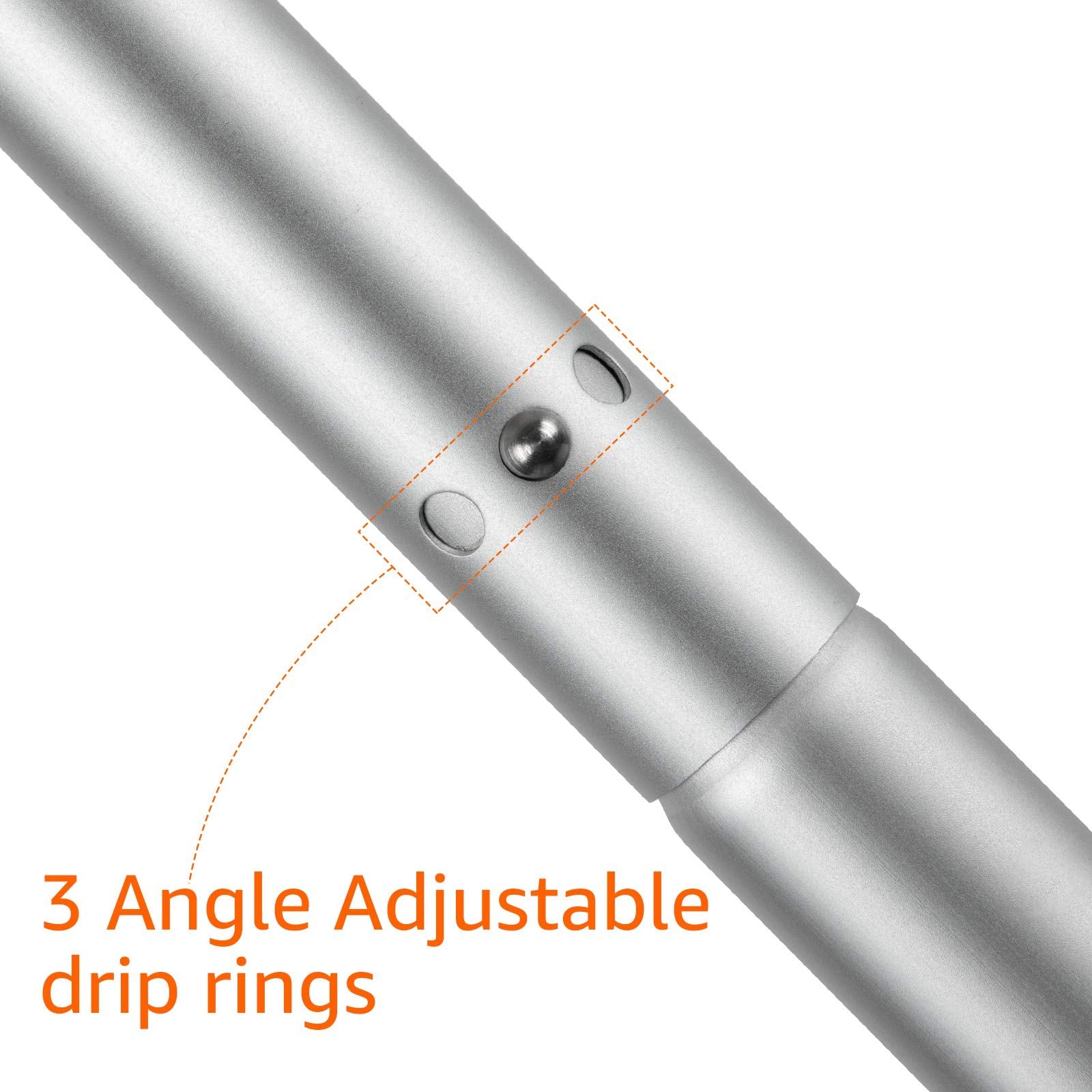 OVERMONT Aluminum Kayak Paddle 230cm/90.5in with Paddle Leash Lightweight Adjustable Portable Detachable Paddles Oars for Inflatable Boat Kayak