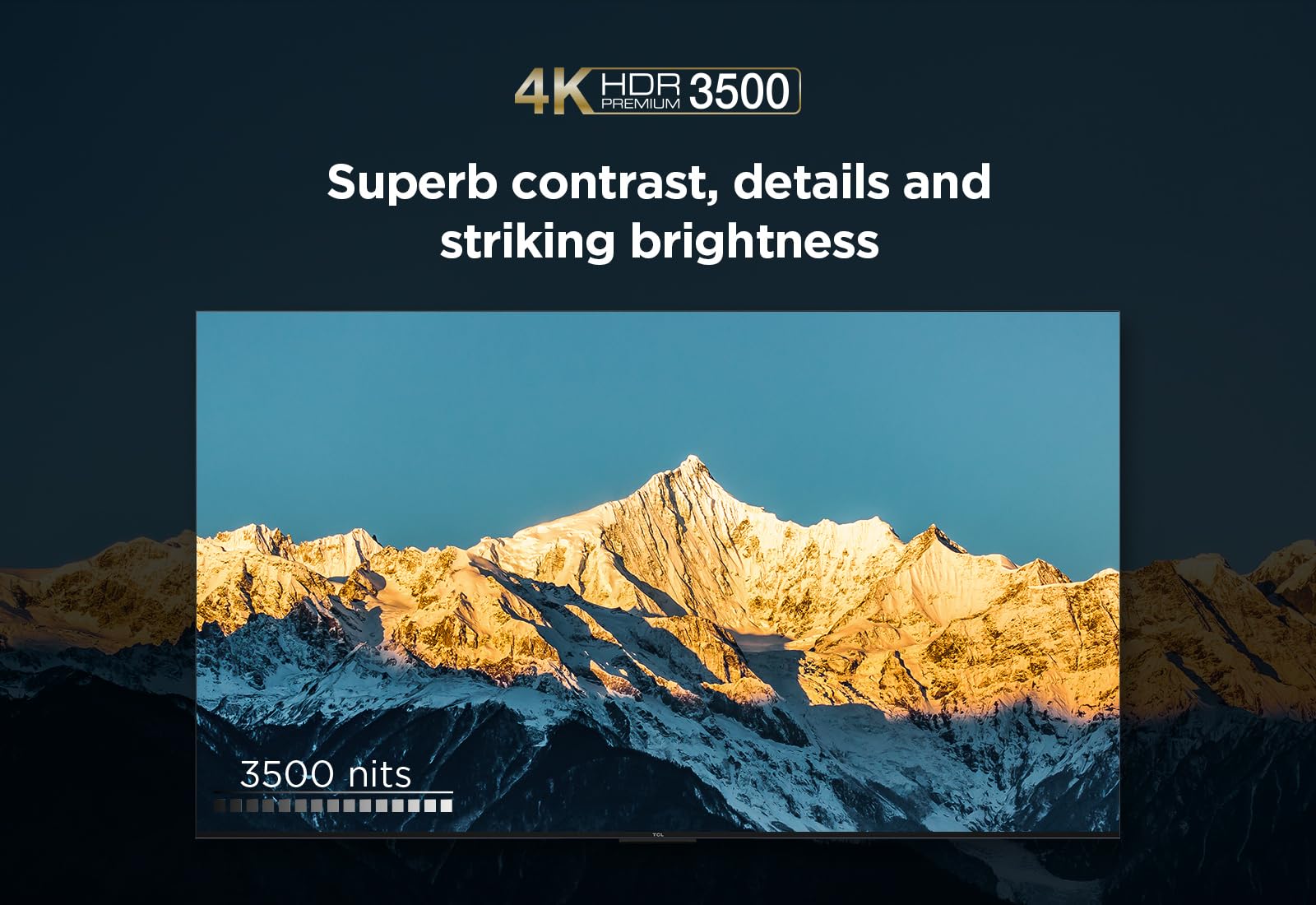 TCL 75Q6C-UK QD-Mini LED TV, 4K HDR Premium 1000nits, Smart TV Powered by Google TV (Dolby Vision IQ & Atmos, Onkyo 2.1 Sound System, 144Hz Motion Clarity Pro, 2025 New Model)