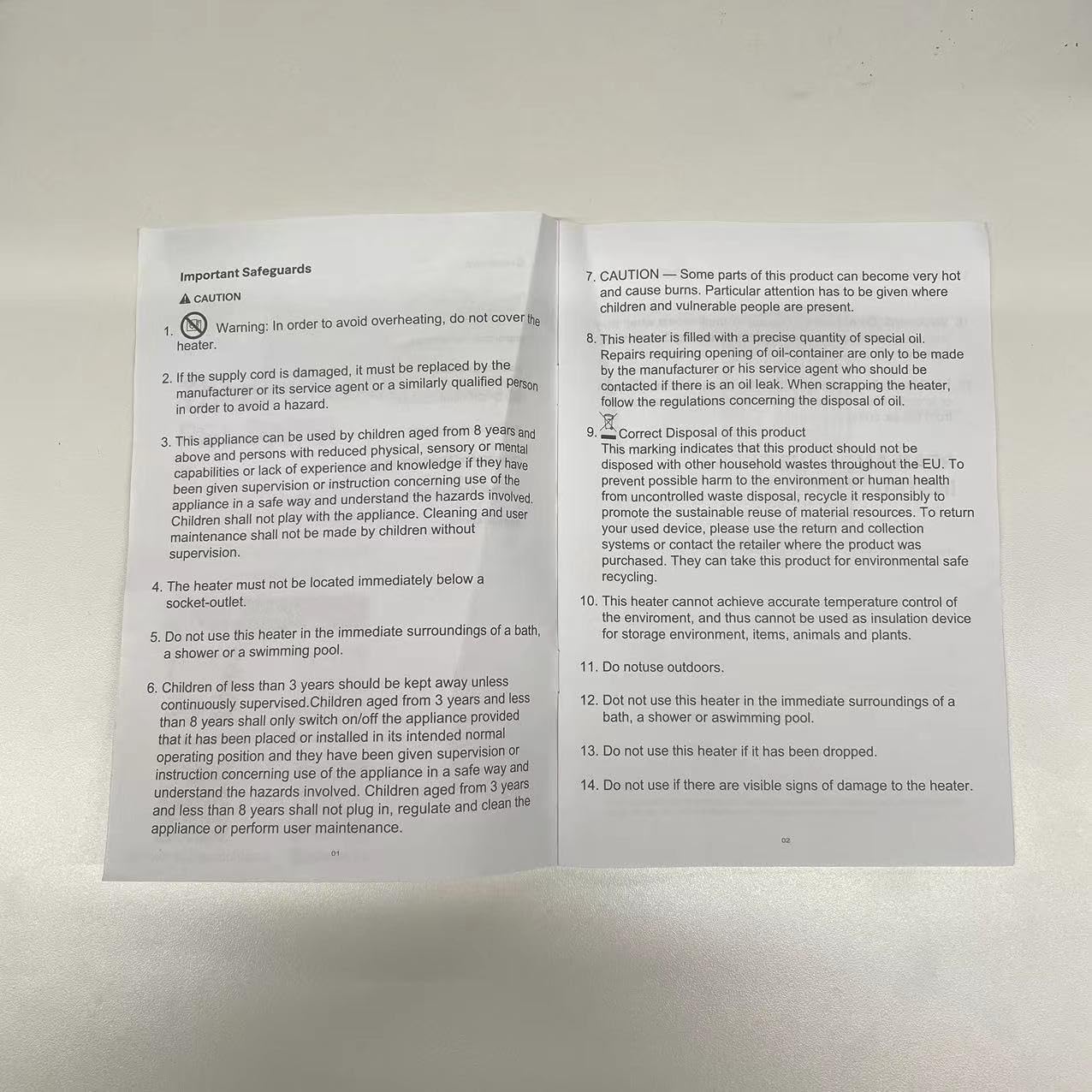PELONIS Oil Filled Radiator with Adjustable Thermostat, Electric radiator with 3 Heat Settings, Adjustable Thermostat, Tip-Over & Overheat Protection, 11 Fin - Energy Efficient - 2.3kW 215ft²