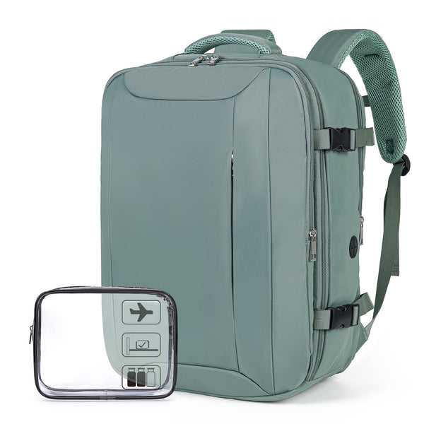 for Easyjet Cabin Bag 45x36x20, Travel Backpack with TSA Approved Clear Bag, Carry-ons Cabin Backpack for Travelling Underseat Cabin Bag Laptop Backpacks Luggage Set