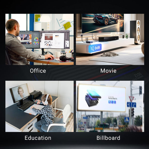 MINIX Fanless Windows 11 Pro Mini PC, Intel 12th Gen N300, NEO Z300-0dB 16GB DDR4, 512GB M.2 PCIe Gen3 x 4 SSD Micro Desktop Computer, 4K Dual Display/2.5G LAN, for Business Home office Multi-Tasking