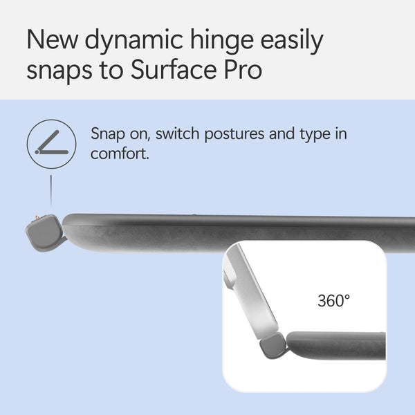 Microsoft Surface Pro Flex Keyboard with Slim Pen | Black | 2-in-1 Alcantara® Keyboard for Surface Pro Windows 11 Copilot+ PC