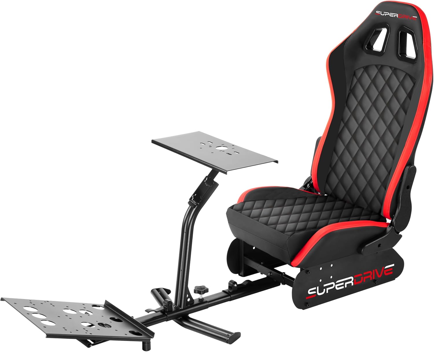 Superdrive simulation bucket seat with support for steering wheel and pedal - Simulation driving cockpit for PS5, Xbox Serie X/S, PS4, Xbox One and PC