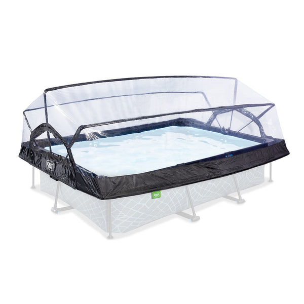 Pool Dome 10x6.6ft - Universal for Rectangular Pools - Keeps Water Warm and Clean - Protects Against Wind and Debris - Excellent Customer Service - Suitable for EXIT and Other Frame Pools