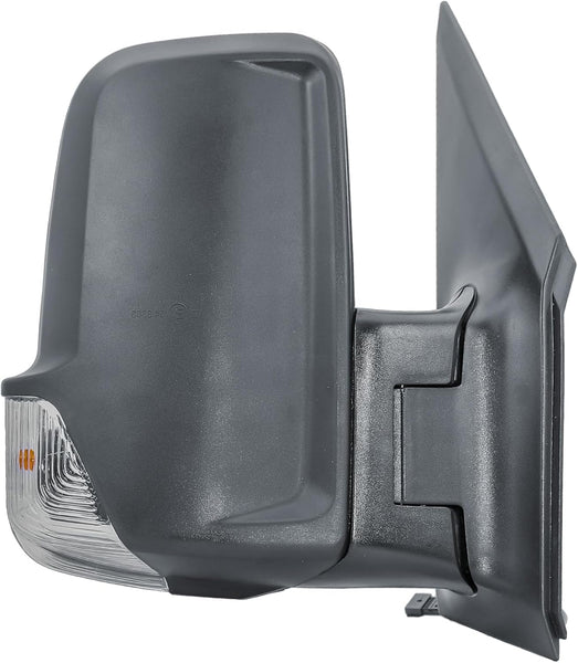 Driver Right Side Door Wing Mirror O/S Manual Without Heated Short Arm Black Cover For Mercedes Sprinter VW Crafter 2006 to 2018