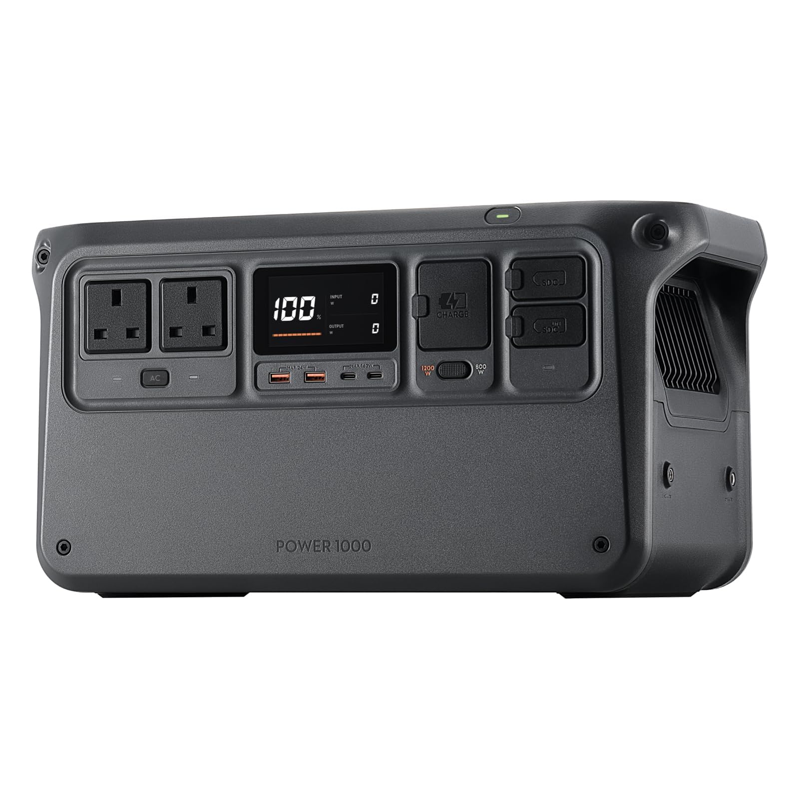 DJI Power 500 Portable Power Station, 512Wh LFP (LiFePO4) Battery, 70-Minute Fast Charging, 1000W Max Output, Power Generator for Home, Camping & RVs, Off-grid, Power Outage