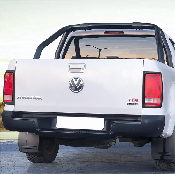 JHCHAN Headlight, Taillight Guard for VW Amarok Accessories 2011-2022 V5 V6 Aventura Atacama Canyon Highline Startline Trendline Front and Rear Light Kits Surround Trims Cover External Black Protector