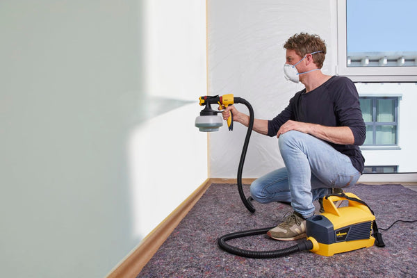 WAGNER Universal Sprayer W 690 FLEXiO - Electric Paint Sprayer for dispersion/latex paints, varnishes & glazes - interior and exterior usage, 15m²-6 min, 1800 ml/800 ml capacity, 630 W, 3.5 m hose