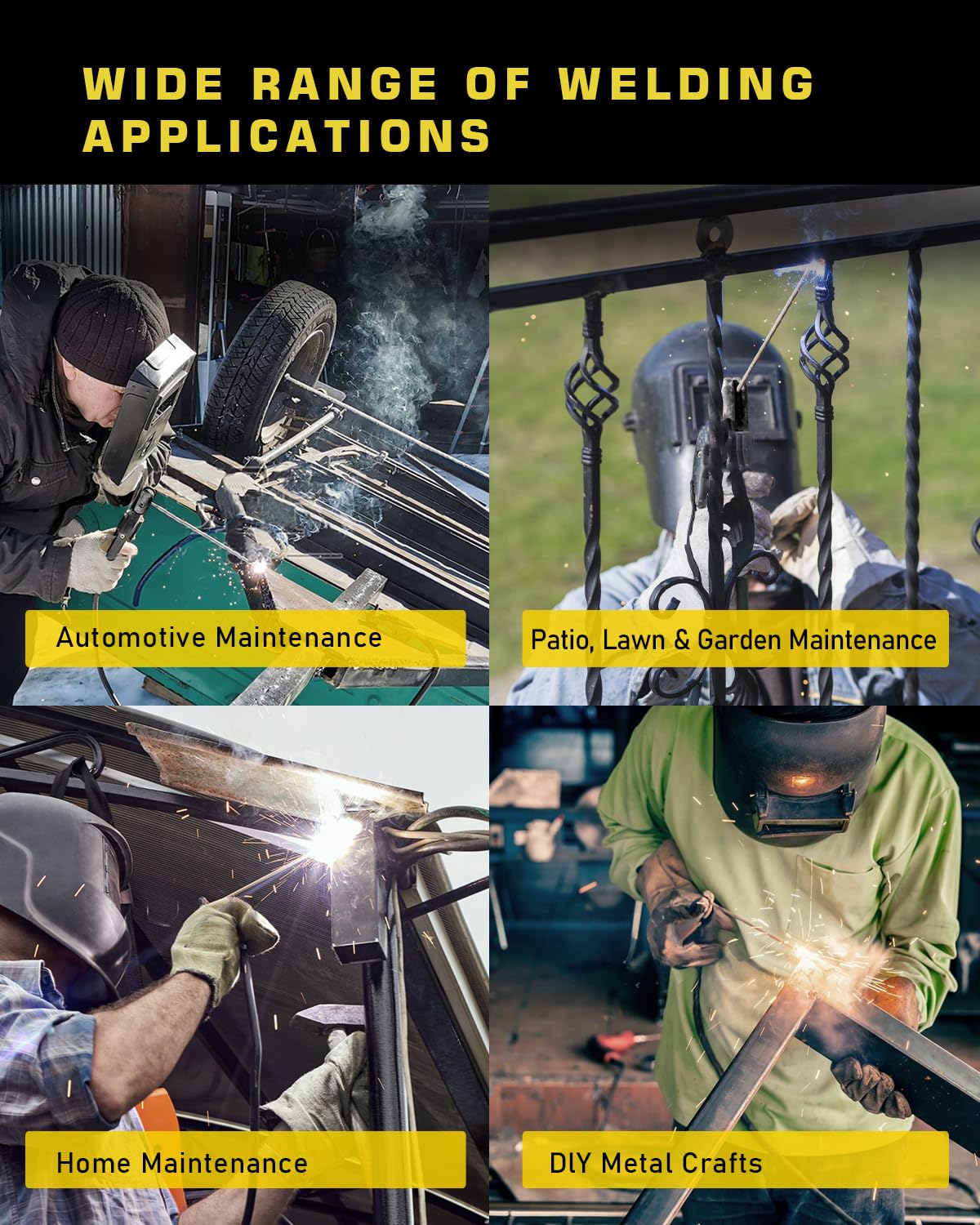 haxiaoer ARC Welder Machine 240V Full Kit - 140A 10 Welding Rods 2 in 1 MMA Lift TIG IGBT Stick Welder with Strap Digital Smart LCD Display Inverter Welding Machine Hot Start ARC Force VRD