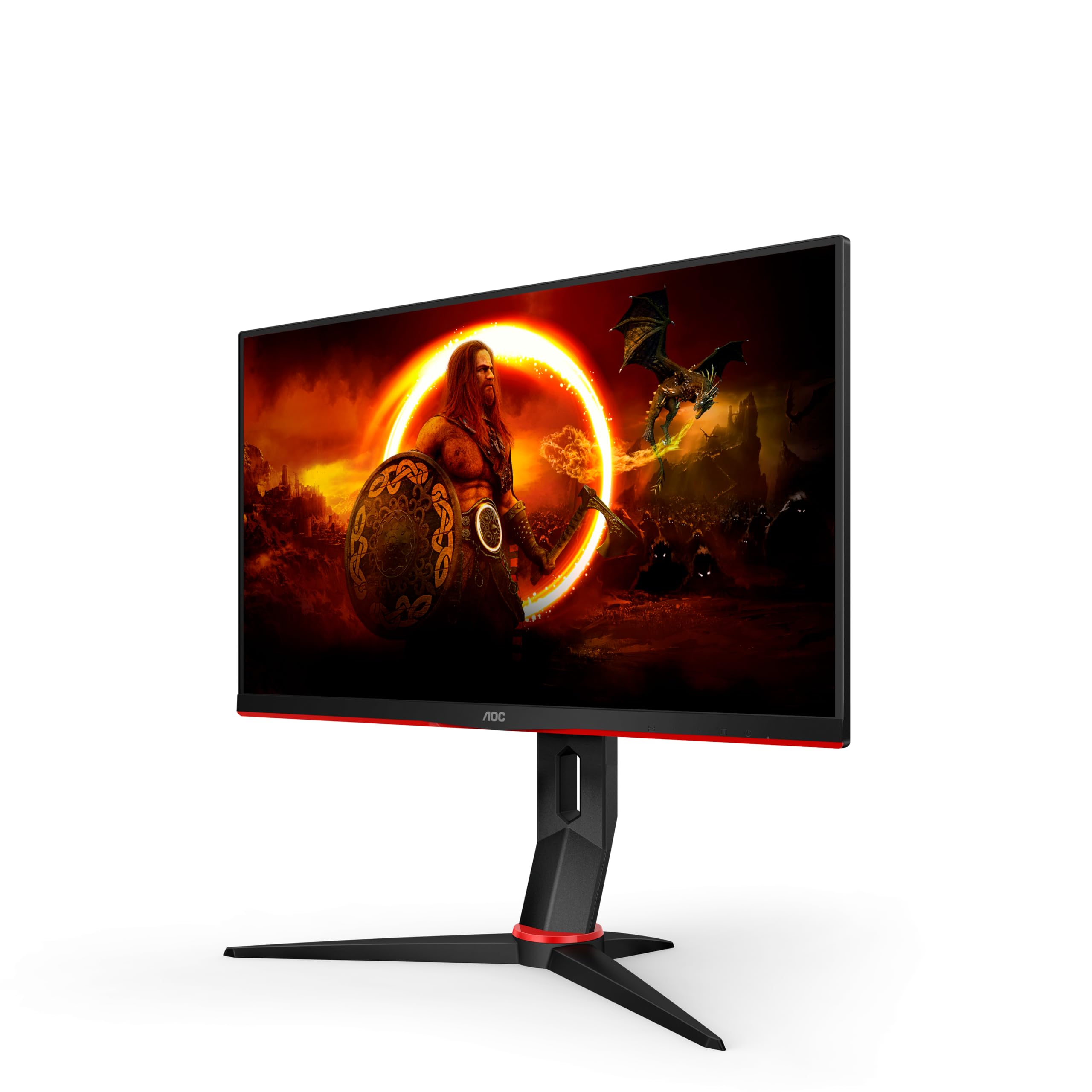 AOC Gaming 25G3ZM/BK - 24.5" 240Hz FHD Monitor, 0.5ms MPRT, FreeSync Premium (1920x1080, HDMI 2.0 x 2, DisplayPort 1.2 x 1, Headphone out (3.5mm)) black/red
