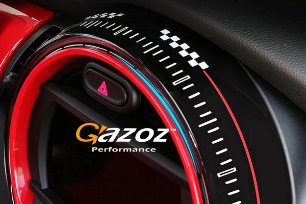 Gazoz Performance 8.8" Interior Center Multimedia Screen Frame Cover For MC S F55 F56 F57