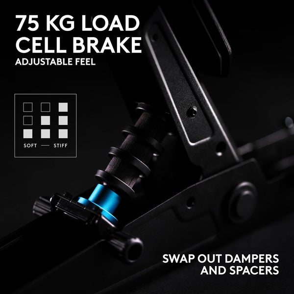 Logitech G RS50 System with RS Pedals: 4 PCS Sim Racing Setup - RS50 Wheel base 8 Nm Direct Drive, RS Wheel Hub, RS Round Wheel - 11-inch steering wheel & RS Pedals - For PS5/PS4/PC