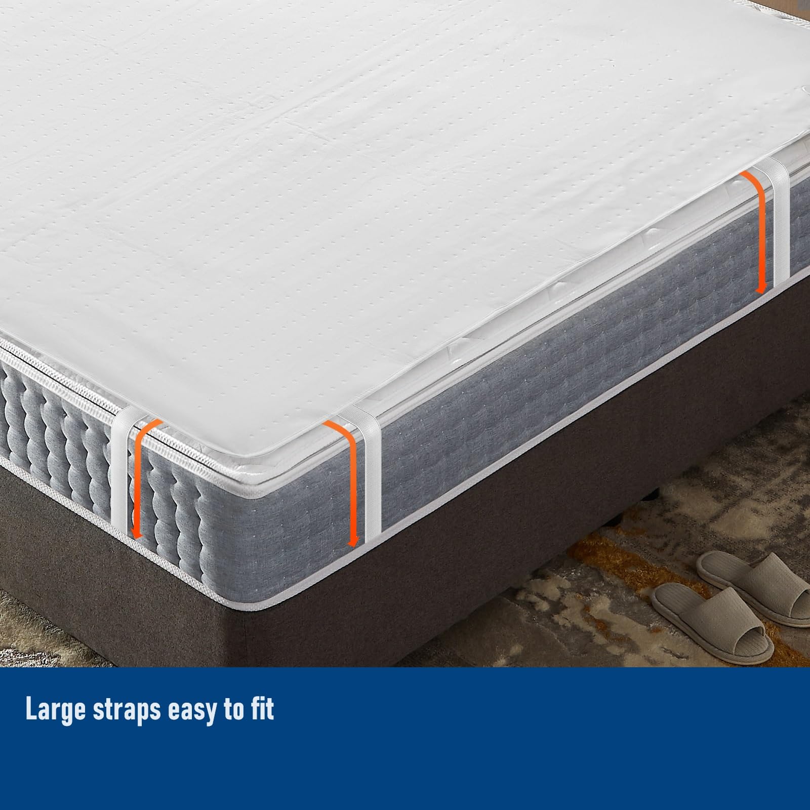 Alecome Luxury Fleece Heated Fitted Mattress Underblanket, Cover, Auto-Cut, Dual Controls, 3 Heat Settings & Machine Washable (King 165 x 137cm - Dual