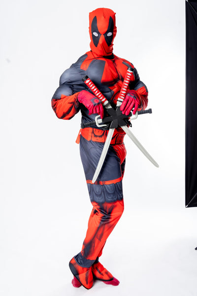 Rubies Official Marvel Deadpool Deluxe, Adult Costume Halloween