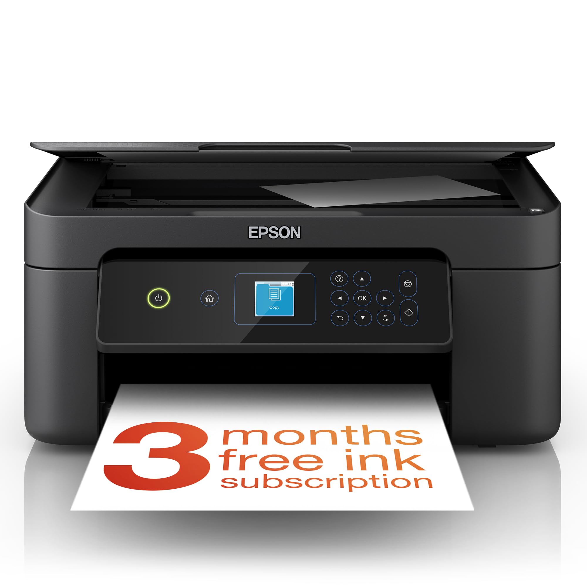 Epson Expression Home XP-4205 3-in-1 Ink Multifunction Printer, Scanner, Copier, WiFi, 1440dpi, Duplex, 2.4 Inch Display, DIN A4, incl. 3 Months Readyprint Flex Trial