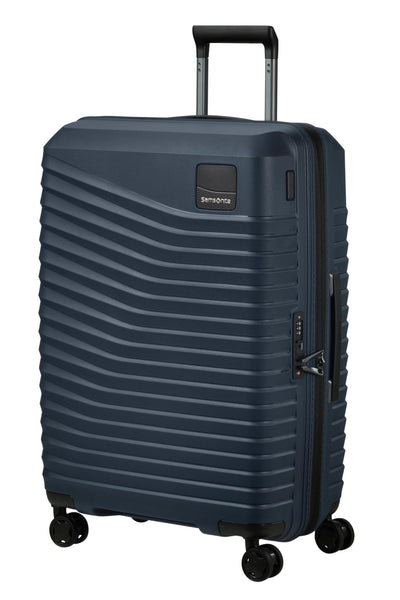 Samsonite Intuo - Spinner M, Expandable Suitcase, 69 cm, 79/87 l, Black (Black)