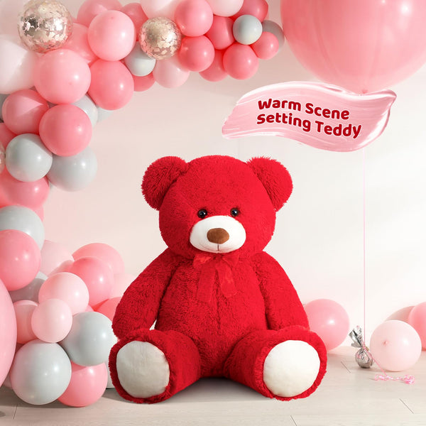 HollyHOME 150cm Giant Teddy Bear Stuffed Animal Large Soft Toys Plush Bear, Light Brown Age 3+