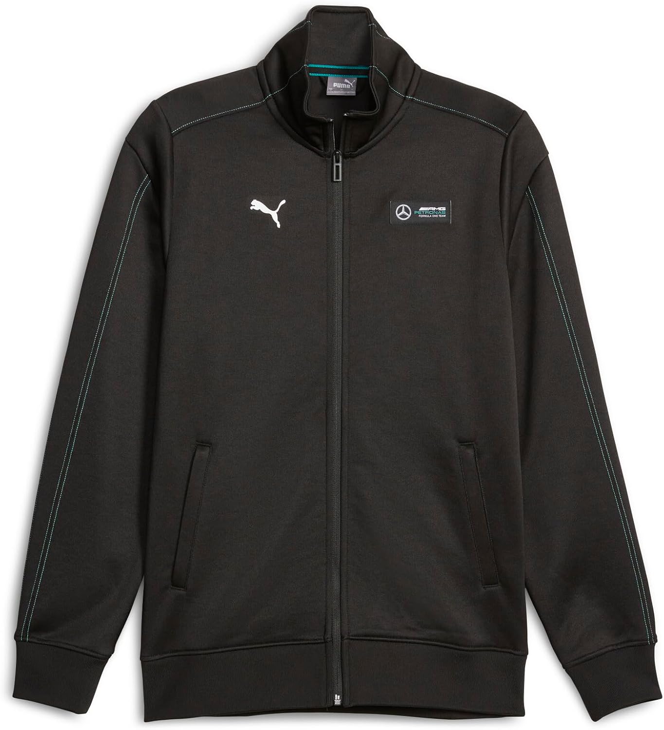 PUMA Mens Mercedes-AMG PETRONAS MT7 Motorsport Track Jacket PUMA Black XXL