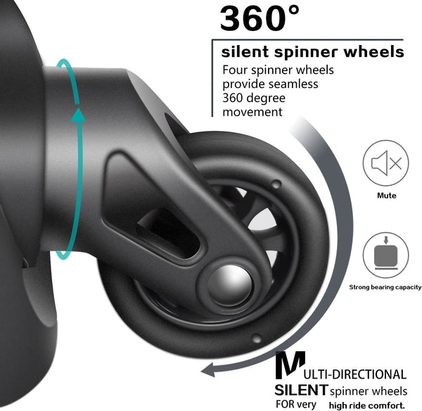 COOLIFE Suitcase Trolley Carry On Hand Cabin Luggage Hard Shell Travel Bag Lightweight with TSA Lock and Durable 4 Spinner Wheels (Lemon Yellow, L(77cm 93L))
