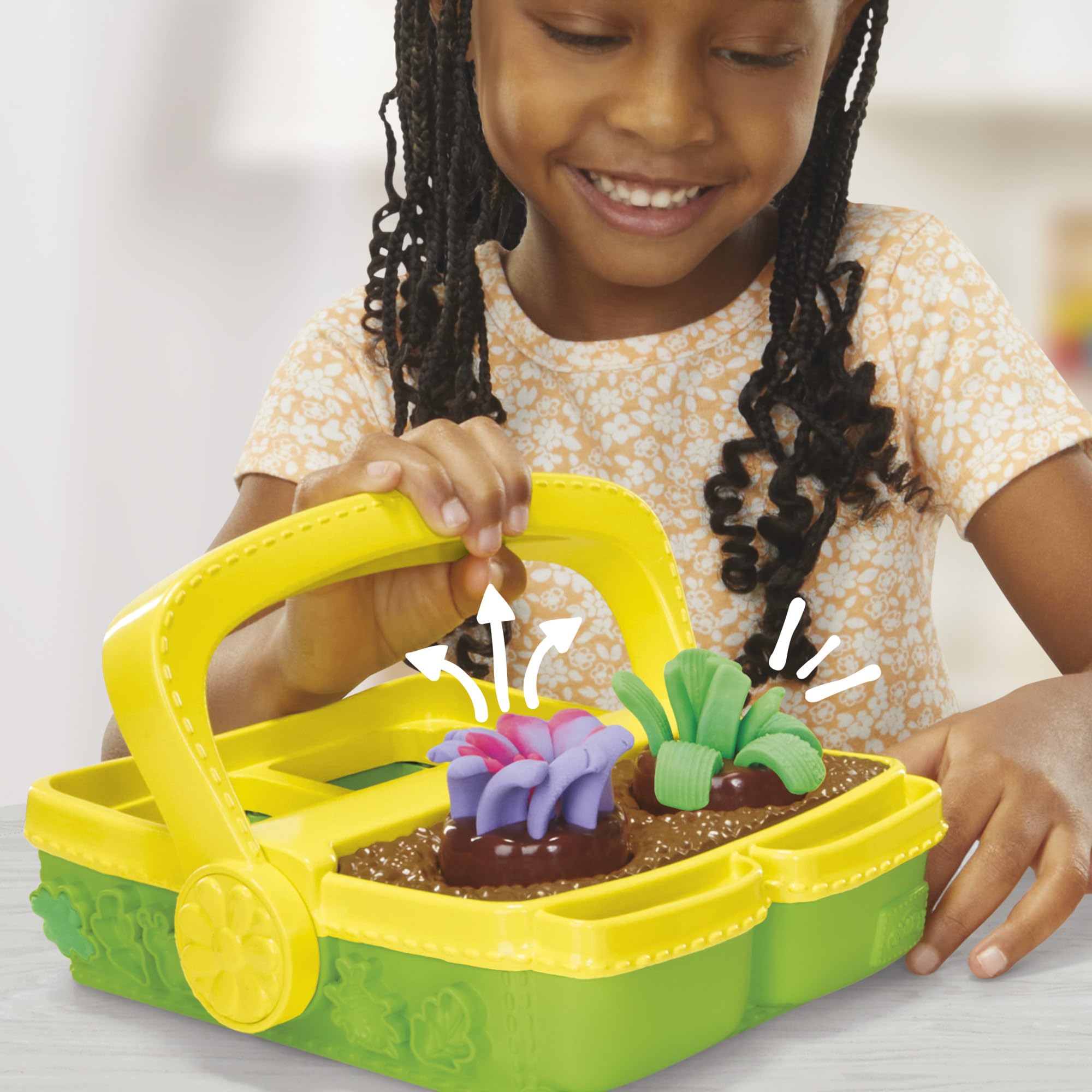 Play-Doh Blooming Flowers Playset, Creative Crafts for Toddlers, Arts and Crafts