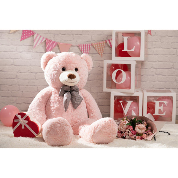 HollyHOME 150cm Giant Teddy Bear Stuffed Animal Large Soft Toys Plush Bear, Light Brown Age 3+