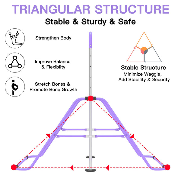 EVERYMILE Gymnastics Bars, Junior Training Kip Bar Gymnastics Equipment for Home,Adjustable Height Folding Horizontal Bar with Gymnastic Rings for Kid