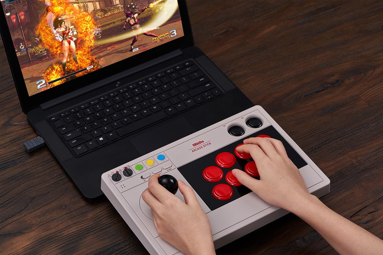 8Bitdo Arcade Stick for Nintendo Switch & Windows - Nintendo Switch )