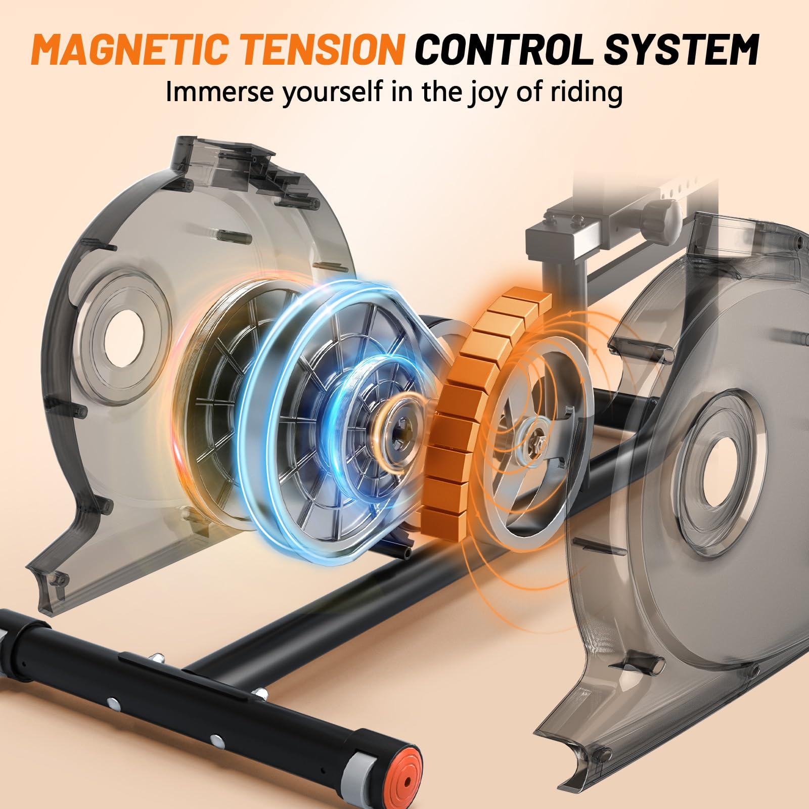 VANNECT Recumbent Exercise Bike for Home Use, 16 Level Resistance Recumbent Bike with 400LBS Weight Capacity, Upgraded Magnetic Recumbent Bikes with Smart APP& LCD Monitor, Adjustable Seat