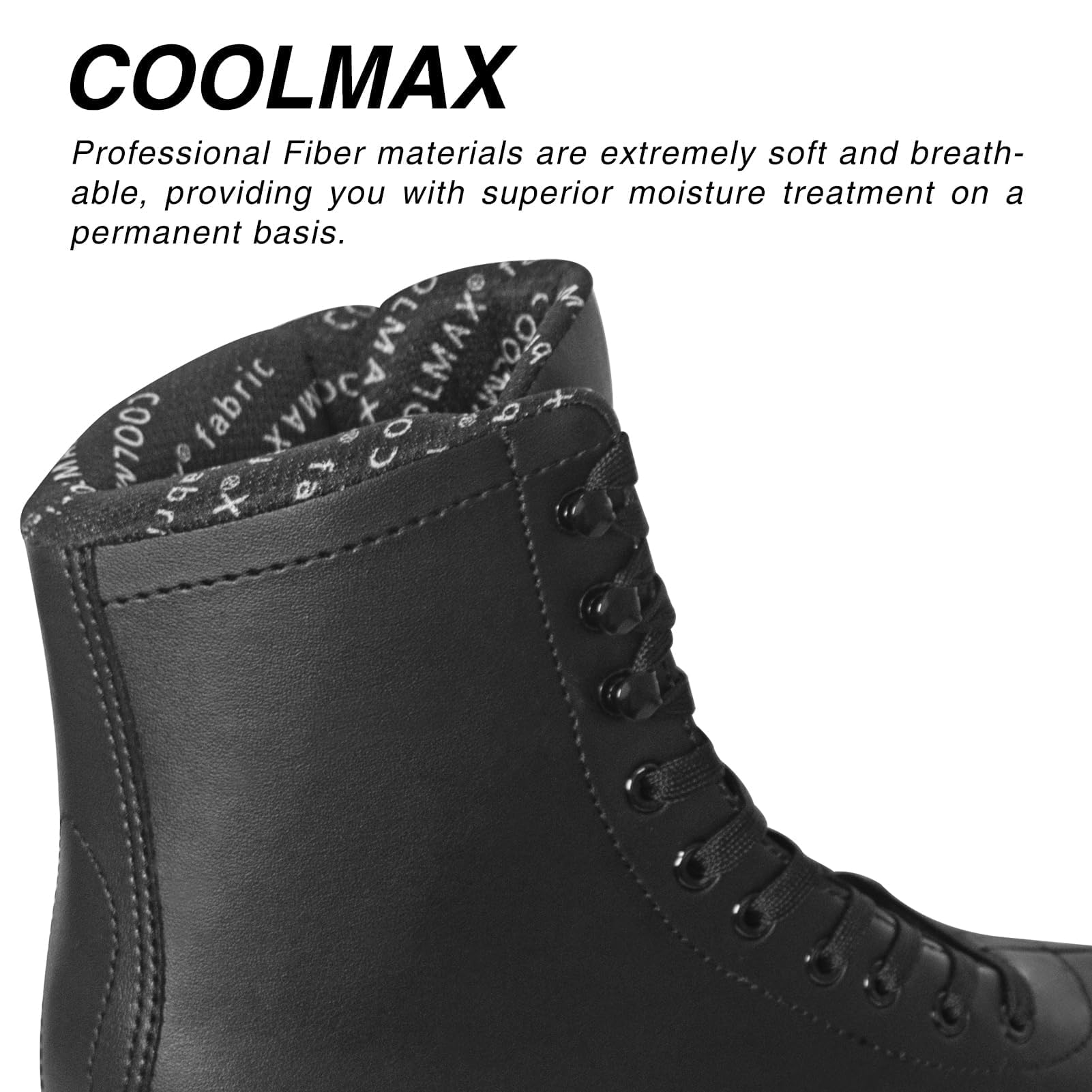 Nattork Figure Skates Excellence Stainless Steel Blades Ice Figure Skating with Enhanced Support Strength Performance and Ultimate Comfort for Youth and Adult