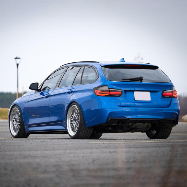 VLAND LED Rear Lights compatible with 3 Series Touring F31 2012-2018, w/Sequential Indicator, Driver & Passenger Side - Smoked