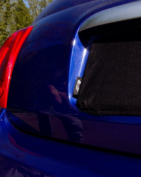 Simoni Racing LPC Universal Front and/or Rear License Plate Cover in Black Stretch Fabric