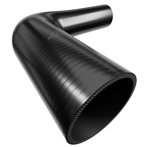57mm Internal Diameter Black 90 Degree Silicone Elbow Hose