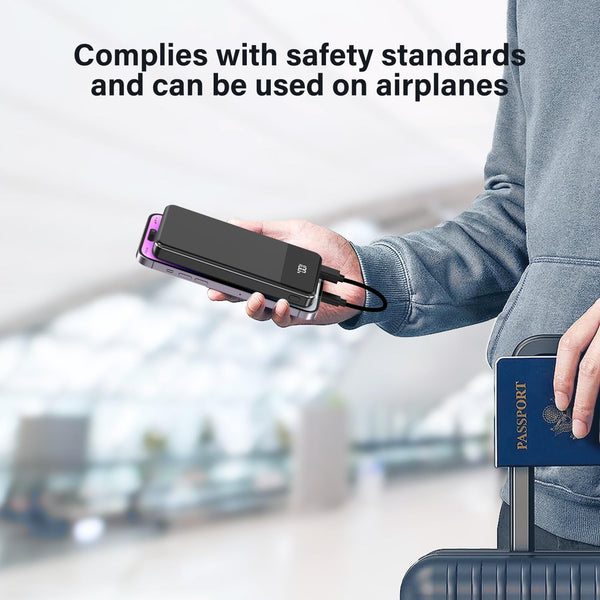 Power Bank Fast Charging 26800mAh, Portable Charger PD22.5W, PD3.0 QC4.0 USB-C/USB-A Output, Phone Battery Pack for iPhone 16 15 14 13 Plus Pro Max Mini, Glaxy